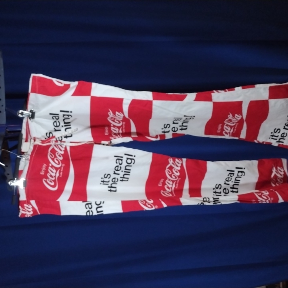 Rare! Coca cola drawstring Bell Bottoms
